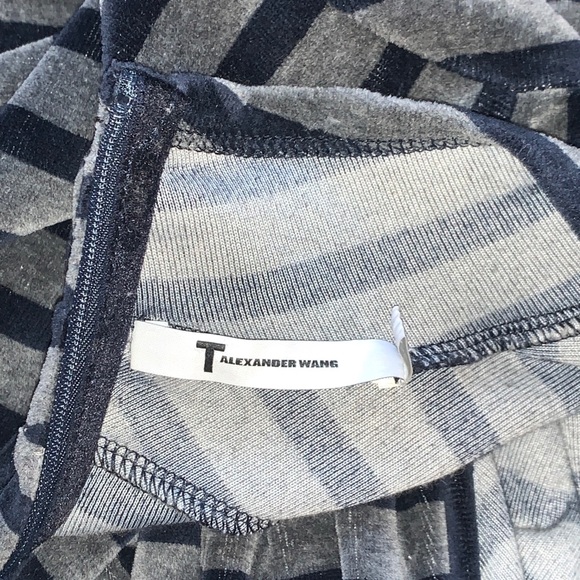 T by Alexander Wang | NWOT | velour bodycon cutout minidress - Picture 5 of 6